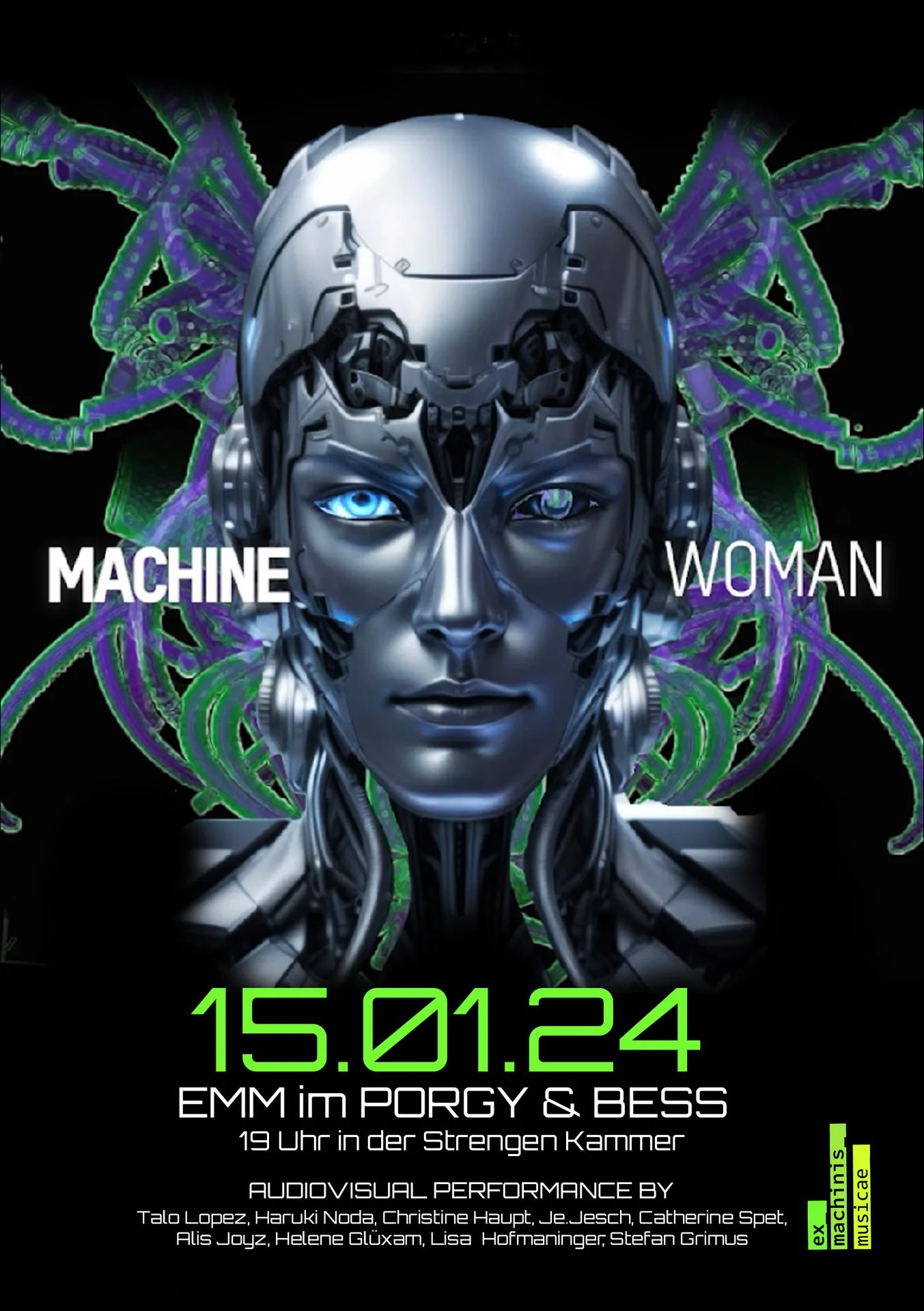 Veranstaltungstipp: ExMachinisMusicae 15.1.2024