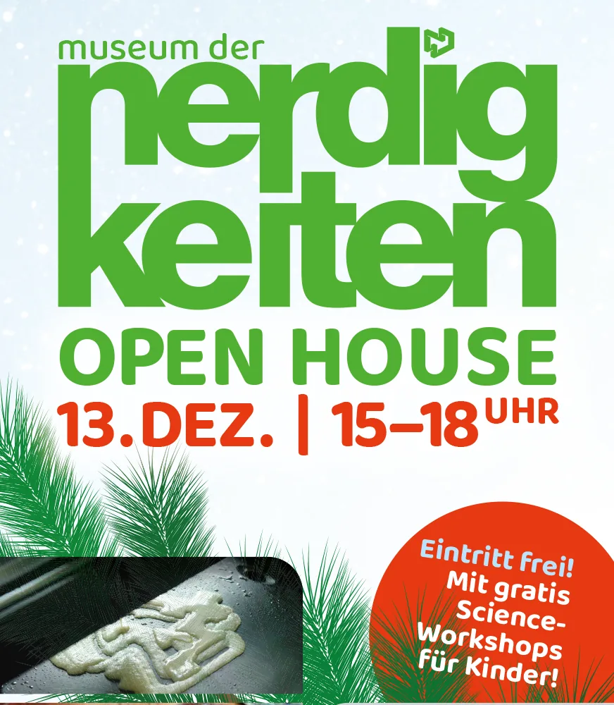 Veranstaltungstipp: Open House im Museum der Nerdigkeiten am 13.12.2024