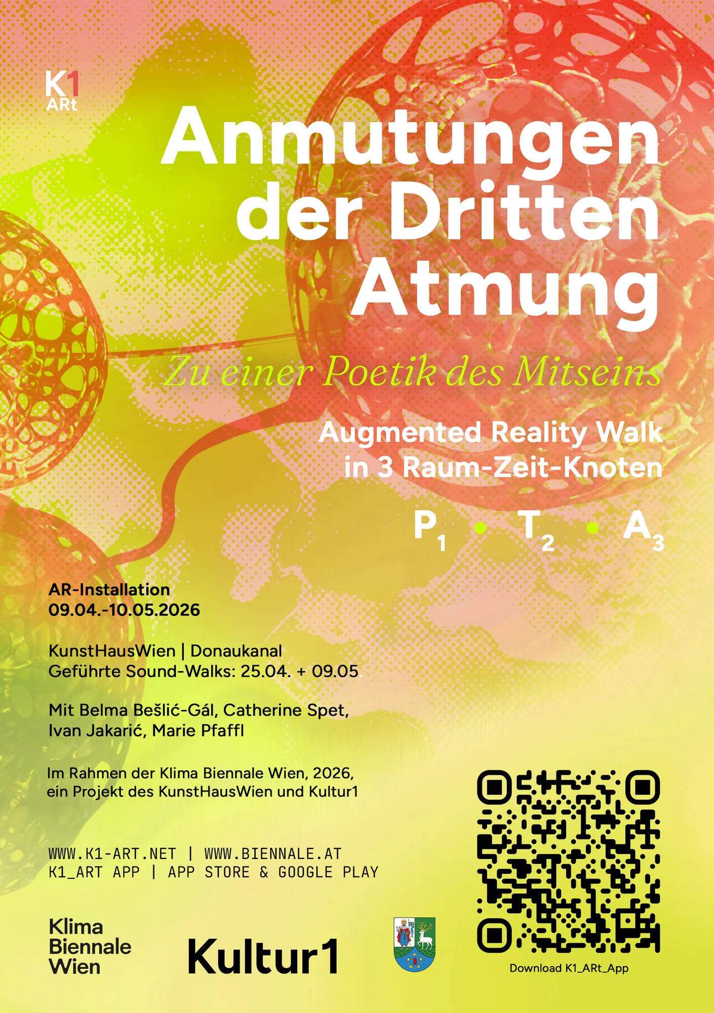 K1_ARt Ed.4: Anmutungen der Dritten Atmung, AR Walk im Rahmen der Klima Biennale 2026, 25.04. & 09.05.2026