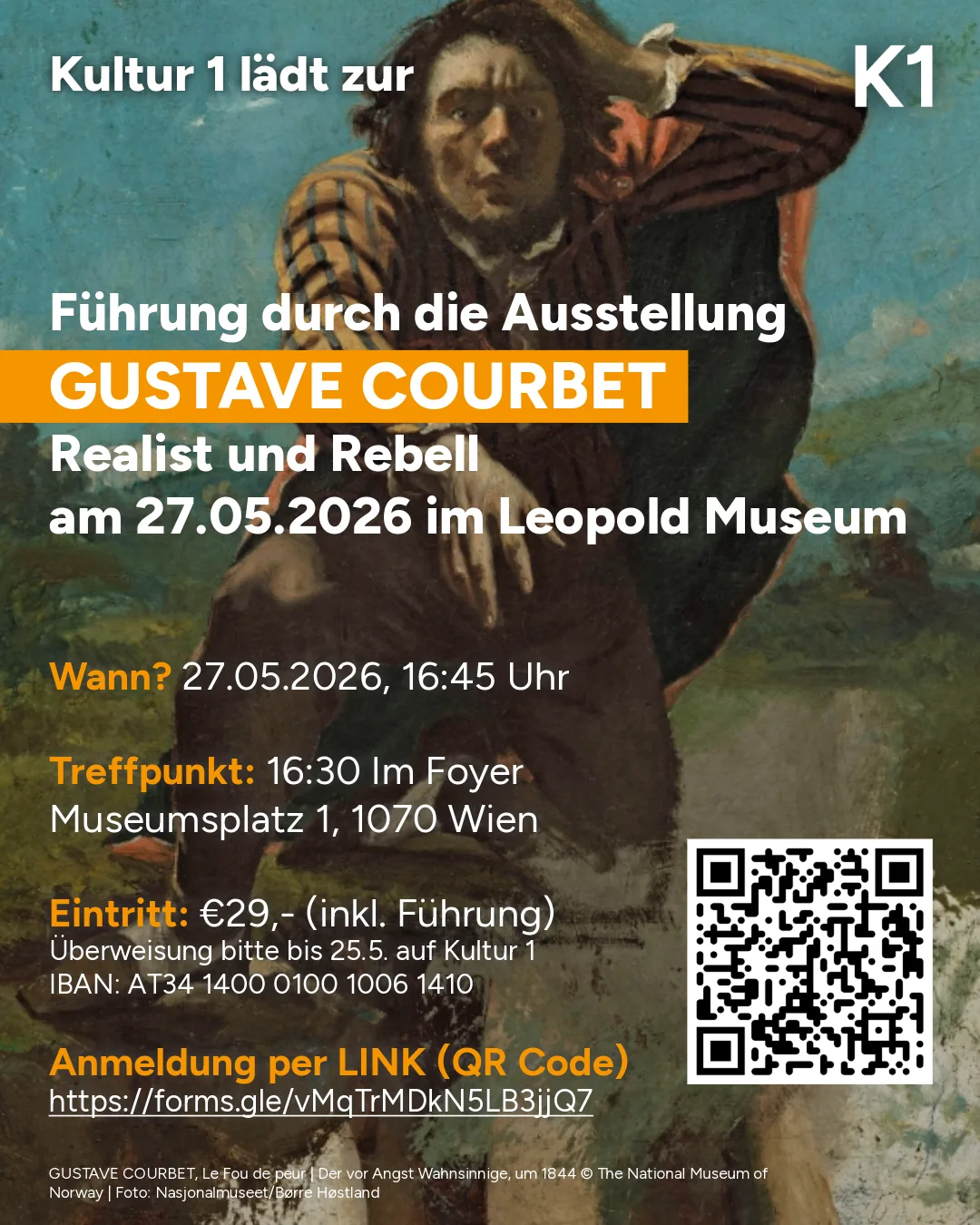 Ausstellungsführung: Gustave Courbet am 27.05.2026